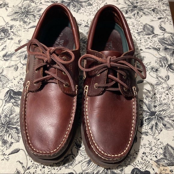 VOLKS WALKER Sz  43 Leather Classic Boat Shoes - Picture 2 of 7